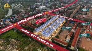 bán lô shophouse cạnh ubnd phường và chợ quán toan. dt 75m2 kích thước 5x15m xây 5tầng giá hơn 6 tỷ