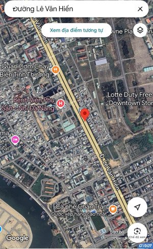 bán đất mặt tiền đường lê văn hiến đối diện bệnh viện 600 giường, quận ngũ hành sơn