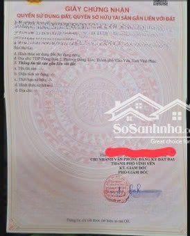 bán đất đường lý thường kiệt, p. đồng tâm, vĩnh yên