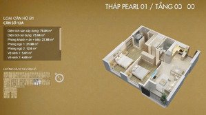 cơ hội đầu tư số 1 cho khách đầu tư. sổ hàng 50 năm chuyển sổ việt sổ lâu dài, 74m2. tầng trung