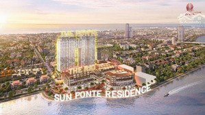 bán căn 1pn + trần 5m tầng 18 sun ponte residence đà nẵng - view biển giá tốt