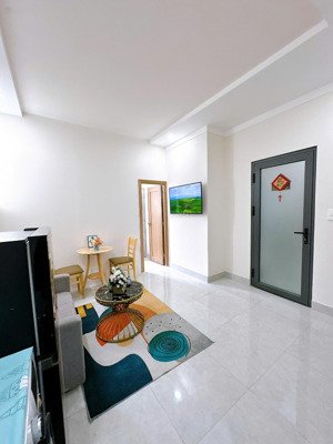 cho thuê căn hộ dịch vụ 1pn 1pk 45m², full nội thất, free toàn bộ dịch vụ trần hữu trang, phú nhuận