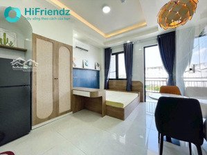trống sẵn căn studio ban công rộng full nội thất