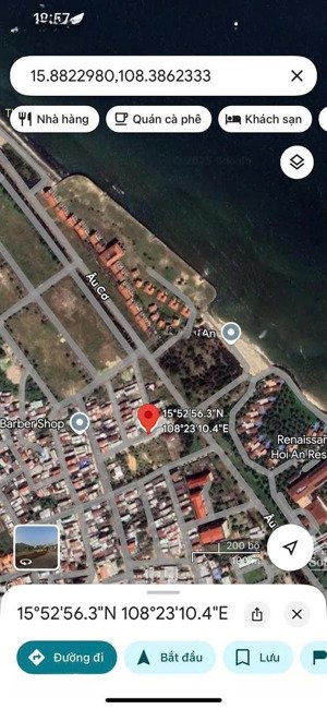 cửa đại - hội an. lô góc 2 mặt tiền đối diện công viên sát biển. nhỉnh hơn 4.3 tỷ