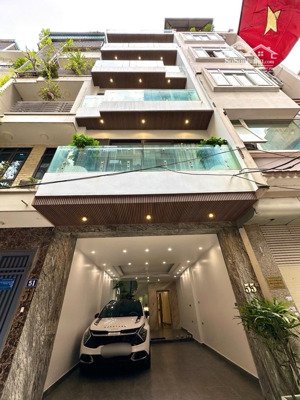 bán nhà phân lô nguyễn an ninh, 55m, mt 5m, tk 6 tầng thang máy, gara, kd sầm uất, tiện ích tốt.