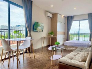 cho thuê căn studio tách bếp khu biệt thự bình an - q2, gần sông mát mẻ, thuận tiện di chuyển