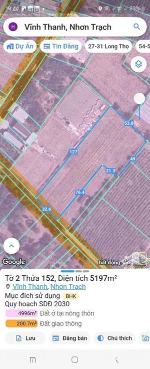 bán đất mt đường dự phóng phú mỹ 2. đường xe hơi. ngay đường 25c và vành đai 3