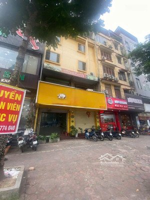 cho thuê nhà mặt phố hàm nghi, dt 80m2, 5 tầng, mt 7.5m, thông sàn, kinh doanh, 80tr/tháng