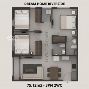 bán gấp căn 3pn góc cc dream home riverside q8 - giá đầu tư 1.79 tỷ