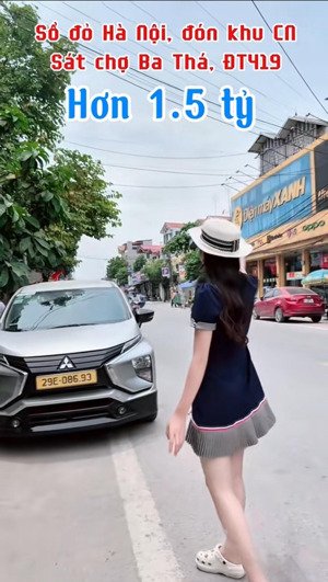 đất hà nội gần chợ ba thá. 1.5 tỷ/100m2 full thổ cư