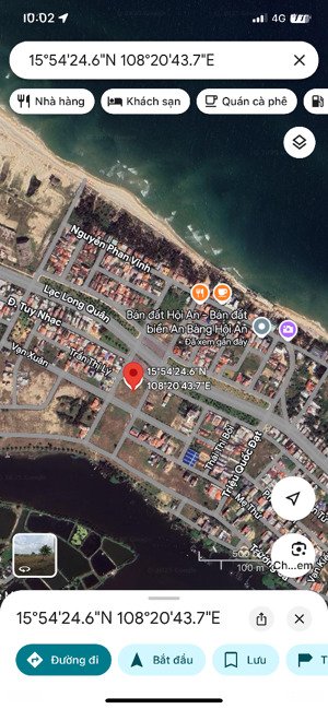 hàng có 1 không 2 góc 4 mặt tiền ngay biển an bàng đường phùng hưng giao vạn xuân, triệu quang phục