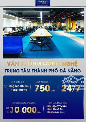 văn phòng cho thuê tại vĩnh trung plaza chọn đúng diện tích, đầu tư đúng giá trị
