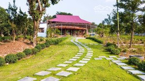 6500 m2 sẵn khuôn viên nhà vườn chỉ việc về ở, lại bám hồ dài miên man, cách tt hà nội 70 km