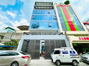 duy nhất toà nhà văn phòng áp kính 450m2 khu lăng cha cả, 283 hoàng văn thụ, tân bình.