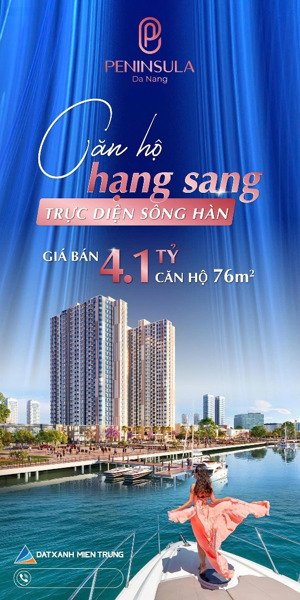 hot !!! quỹ căn độc quyền 2pn peninsula đà nẵng - ven sông hàn - sổ hồng lâu dài - thuê tới 40tr