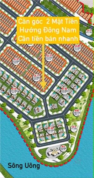 chính chủ cần bán căn góc 2 mặt tiền đường, đã có sổ đỏ, cạnh trường học