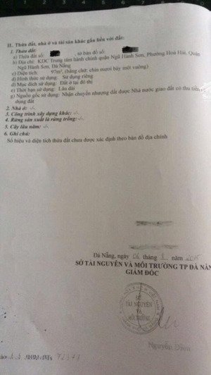 bán mặt tiền nhà c4 đang cho thuê lê văn hiến, 7,55 tỷ, 97m2, ngũ hành sơn, đà nẵng