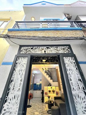 nhà bán có sổ hồng 1 lầu, nhà đẹp vào quả liền