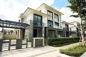 biệt thự view sông, công viên. khu compound an ninh tại quận 2. dt 14x18m, 1 trệt 2 lầu
