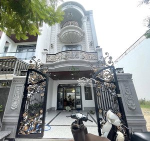 cho thuê nhà mới xây 1 trệt 2 lầu mặt tiền khu hà quang 2 giá 30 triệu/ tháng