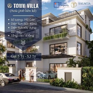 bán biệt thự tại salacia villas, giá 4,8 tỷ vnd