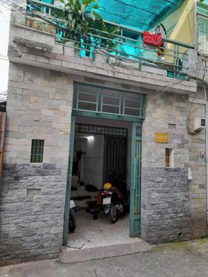 Nhà 1 trật 1 lầu đường 5m thông tân thới nhất 13 q12 gần tham lương