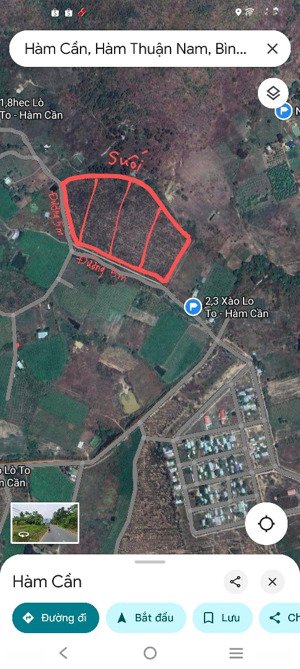 bán 5ha kế bên khu dân cư lò to - hàm cần giá rẻ bất ngờ