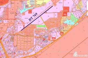 đất mặt tiền đường 16 m, trên trục đường vào sân bay long thành