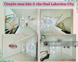 cho thuê shop song hành lakeview city - 1 trệt 4 lầu | giá tốt nhất chỉ 42tr/tháng bao gồm vat