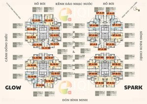 căn hộ masteri grand view thiết kế 3pn dt 113m2 giá 13.5 tỷ view trong thoáng tòa b