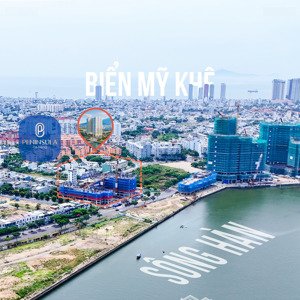 bán căn góc 2 mặt tiền peninsula - 77.6m² - view biển đắt giá