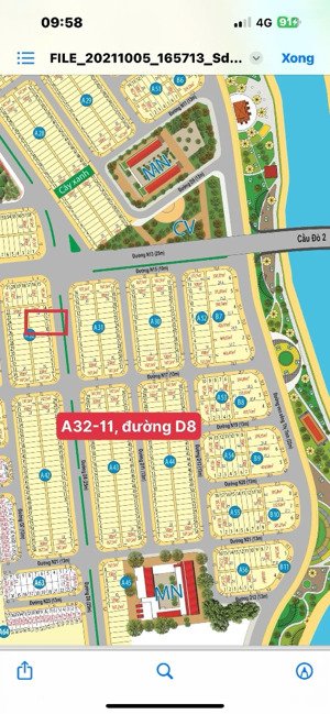 đường d8(25m) mega city 1 (cầu đò), a32 - 11 giá 1,4 tỷ bao phí, ngay chợ bến cát, bình dương