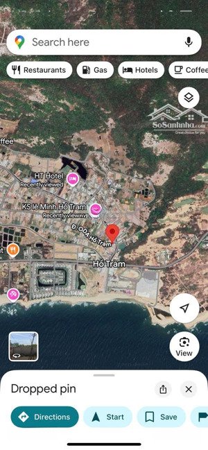 hiếm: lô đất hồ tràm cách biển 290m, mặt tiền đường oda, ngang 14m diện tích 422m2