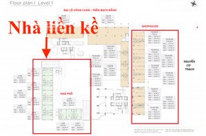 bán nhanh căn nhà liền kề 231m2 căn l.08