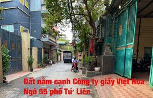 bán đất nội thành phi nông nghiệp 58.5m2 ở ngõ 55, phố tứ liên, tây hồ, hà nội,