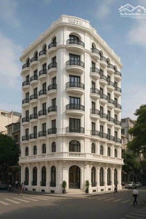 bán căn nhà hoa hậu sổ đỏ chính chủ mặt phố hoà mã 230m2 x 10 t , mt 12m , có 2 hầm , ct 500tr/thg