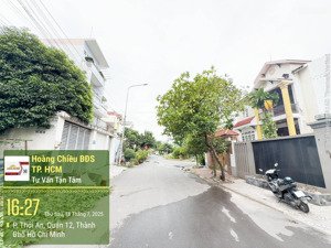 đất khu biệt thự phú nhuận vip hẻm thông 12m - dt 10m x 20m - 200m2 thổ. vị trí siêu đẹp