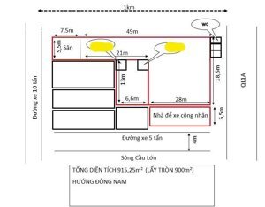 Cho thuê nhà xưởng ngành may 1000m2 An Phú Đông Quận 12