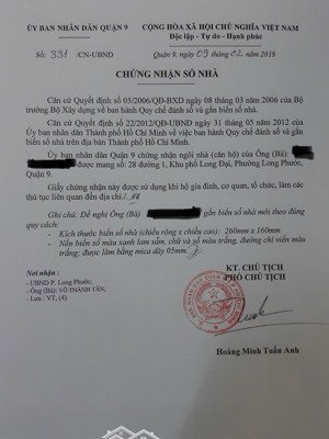 đất mặt tiền 28 đường số 1, kp long đại, phường long phước, quận 9, hồ chí minh