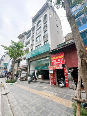 bán nhà mặt phố minh khai, 110m, mt5m, tk thông sàn thang máy, vỉa hè to, nhà 2 mặt tiền