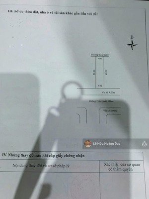 bán đất 7,5m thông quốc lộ 1a - đường trần quốc thảo, hoà xuân.