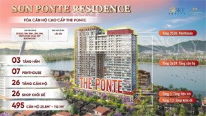 khối đế the ponte tâm điểm thương mại giữa lòng thành phố du lịch sôi động, cạnh mặt sông cầu rồng.