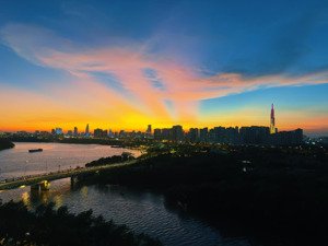 bán căn hộ 4 phòng ngủ đảo kim cương, view sông sài gòn, quận 1, giá tốt