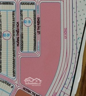 bán lô góc 2 mặt tiền đường lê thị riêng đối diện công viên nhs. diện tích: 718m (cn 120.6m2) hư