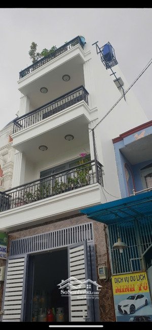 bán nhà hẻm 6m đường bình long, tân quý, tân phú, 4x16.5m, giá 8.2 tỷ