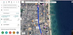 bán đất đường trần bạch đằng, đà nẵng-154,8m2-hướng tây-đường10,5m-thông thẳng hồ nghinh 