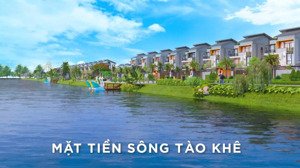 biệt thự đơn lập mặt sông 480m2, giá gốc cđt 65 tỷ tại kđt centa riverside. miễn lãi 24 tháng.