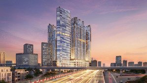 bán căn hộ 3pn tòa f2 dự án sun feliza suites cầu giấy 6 sao tại ngã tư xuân thủy-phạm hùng view hồ