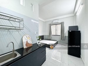 căn hộ studio cửa sổ thoáng - full nội thất - cạnh đầm sen