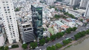 bán tòa nhà đẹp nhất đường bến vân đồn p2 quận 4 - 13 x 50m 2 hầm 15 tầng. giá 740 tỷ